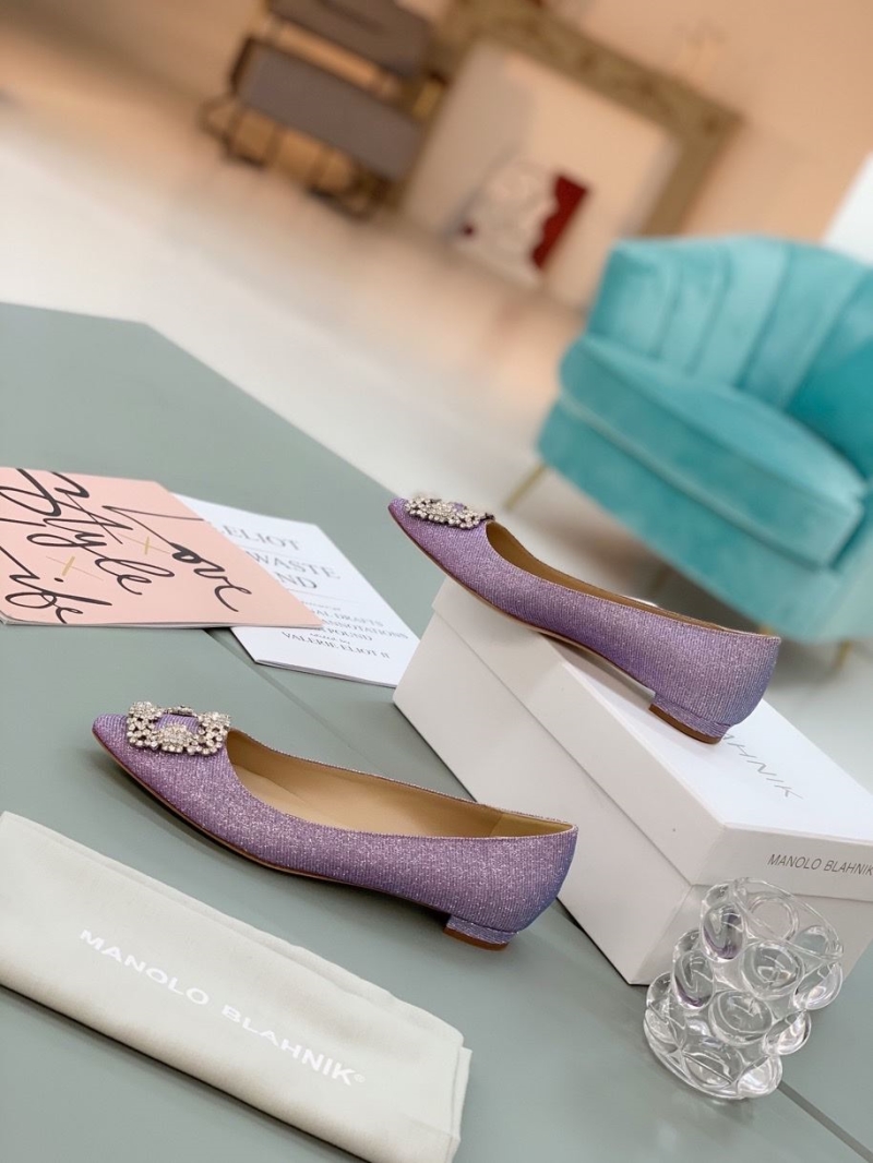 Manolo Blahnik flat shoes